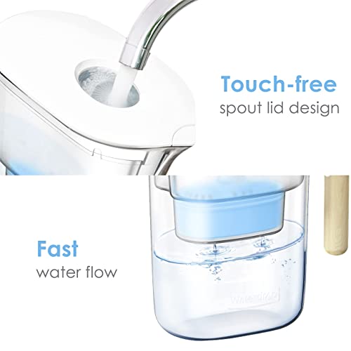 Waterdrop Alkaline Chubby Water Filter Pitcher - Clean & Healthy Mineralized Water
