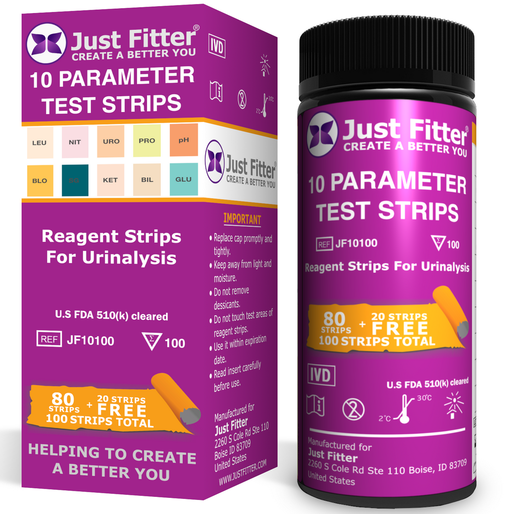 Just Fitter 10 Parameter UTI Urinary Tract Infection Urine Test Strips
