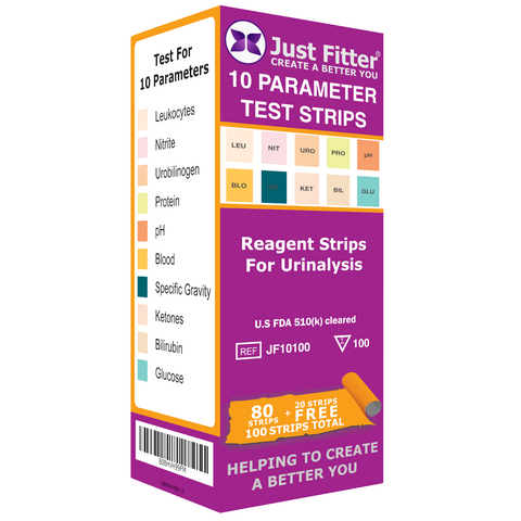 Just Fitter 10 Parameter UTI Urinary Tract Infection Urine Test Strips