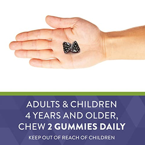 Elderberry gummies with high potency for adults