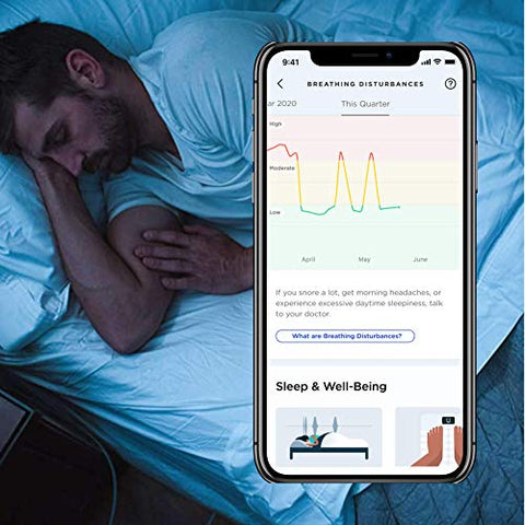 Withings Sleep - Sleep Tracking Pad Under The Mattress With Sleep Cycle Analysis