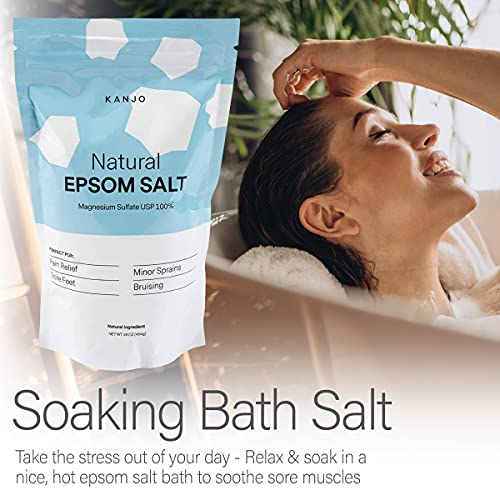 Natural Epsom Soaking Bath Salt for Muscle Pain Relief