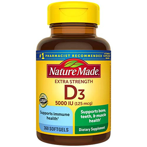 Nature Made Vitamin D3 Supplements