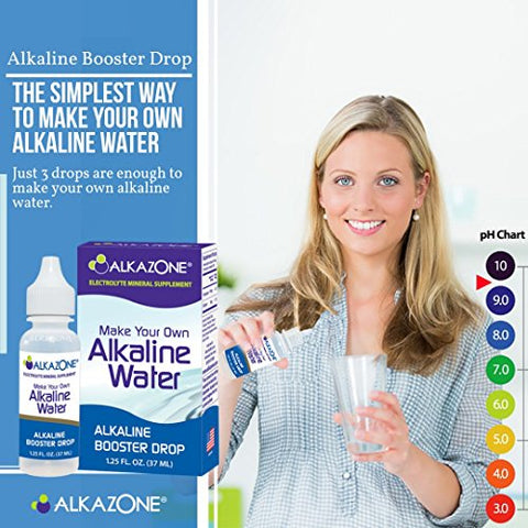 alkaline booster drop is the simplest way to make your own water alkaline water