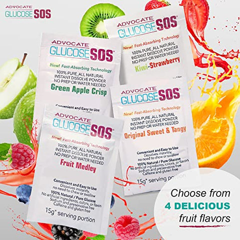 glucose sos powder with four (4) flavors