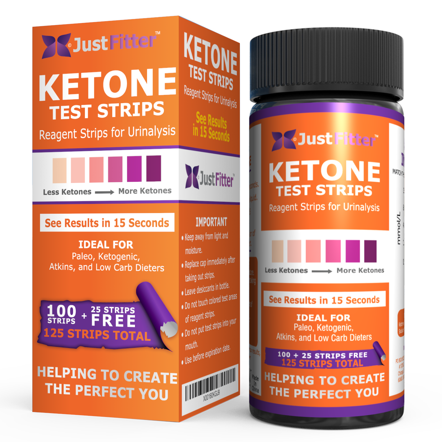 Just Fitter Ketone Keto Strips Bundles Just Fitter