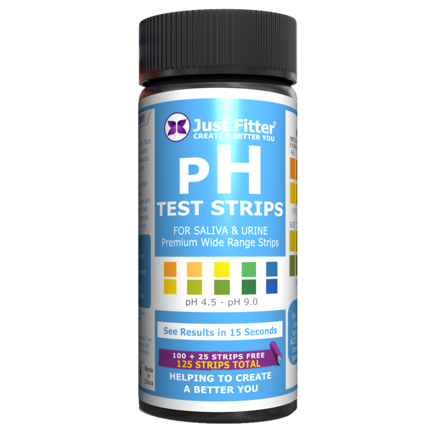 Ketone Keto Test Strips. Testing Levels of Ketones in the Body. Just