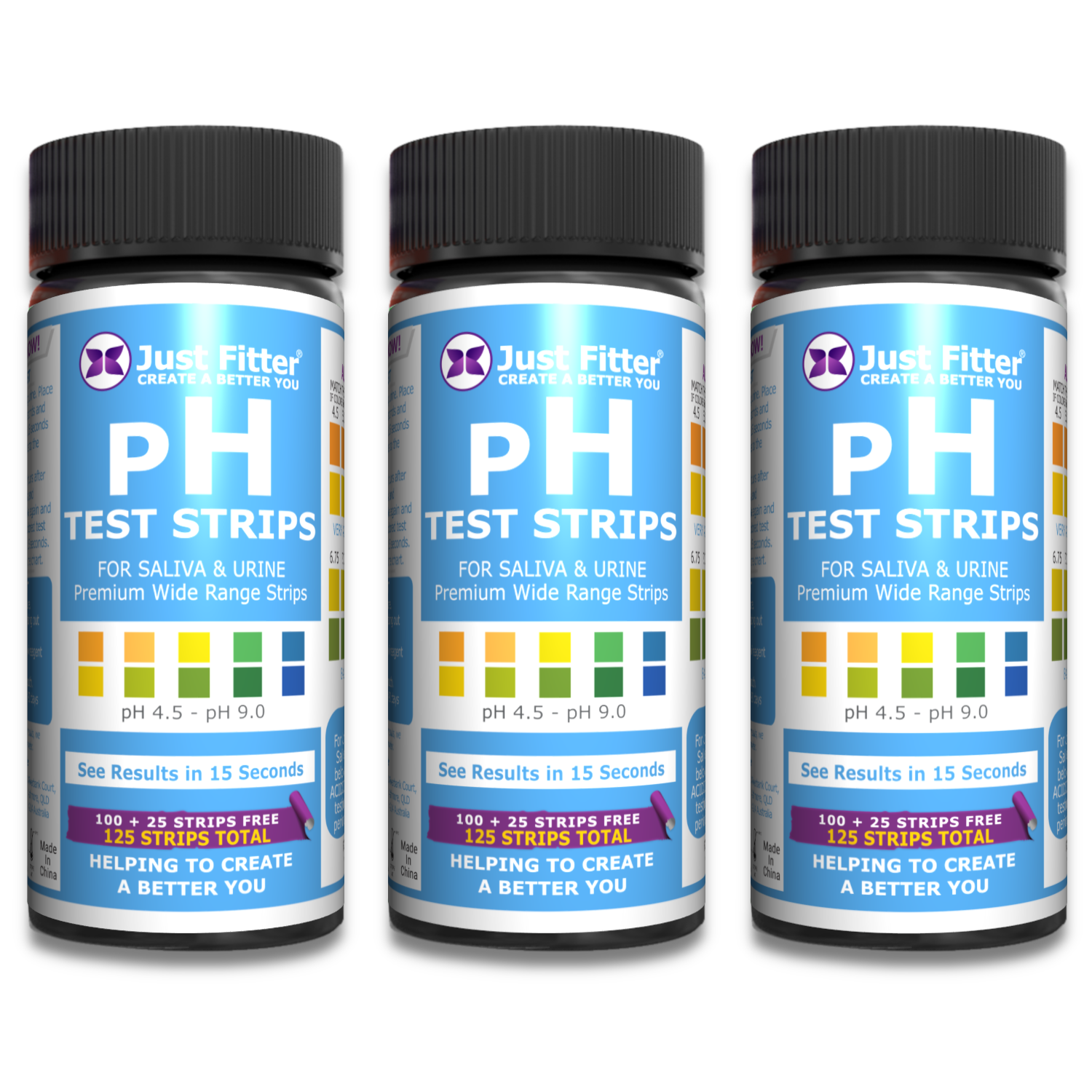 Just Fitter pH Test Strips Bundles Just Fitter